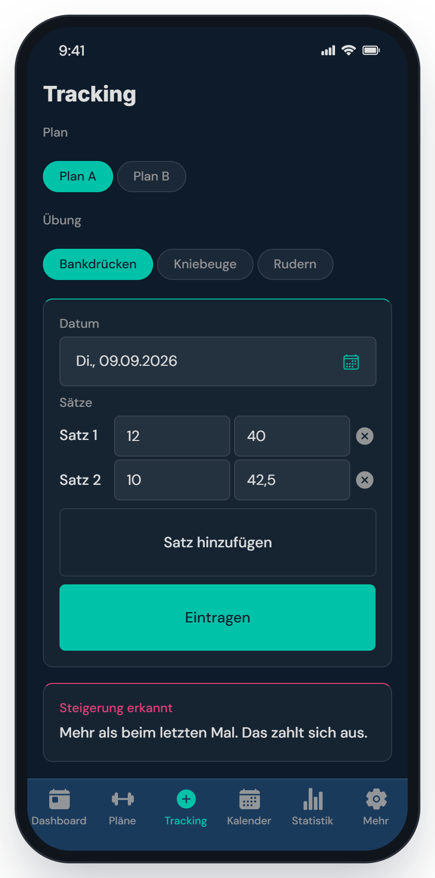 FitLog Tracking