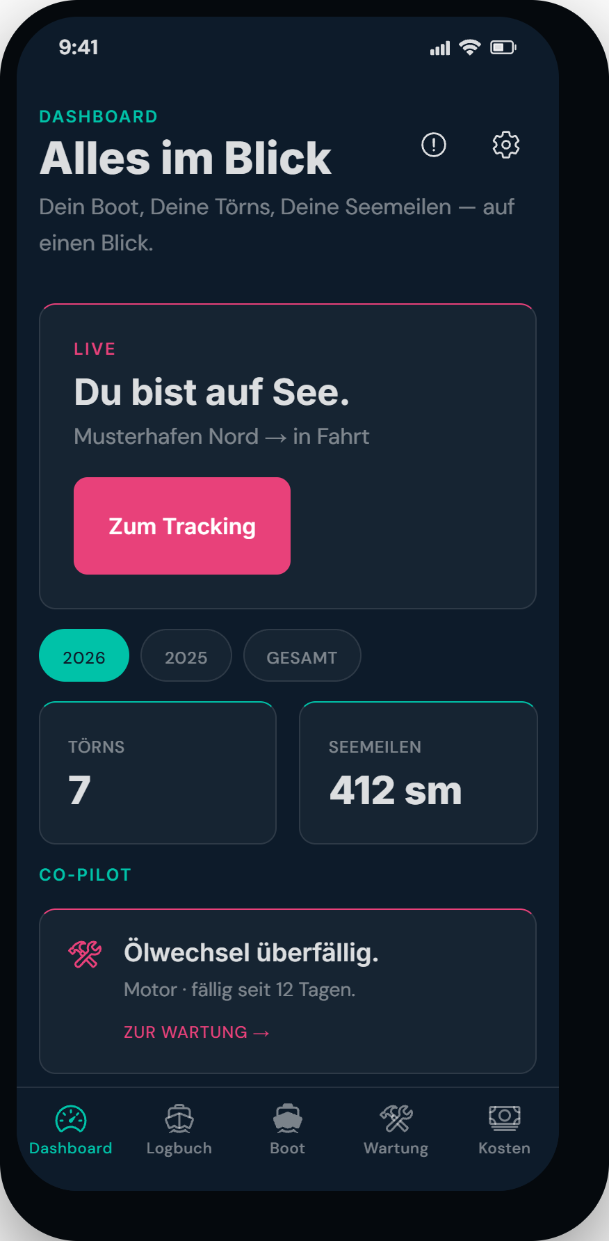FitLog Dashboard